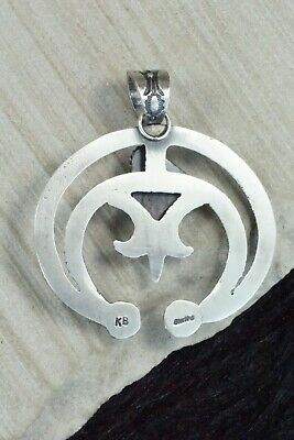 Turquoise & Sterling Silver Pendant - Kevin Billah