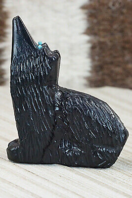 Wolf Zuni Fetish Carving - Mike Tucson