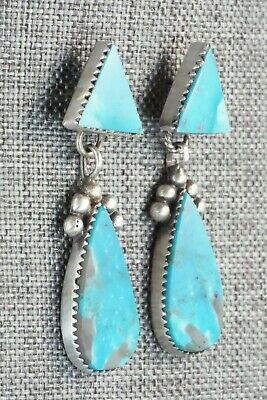 Turquoise and Sterling Silver Earrings - Selina Warner