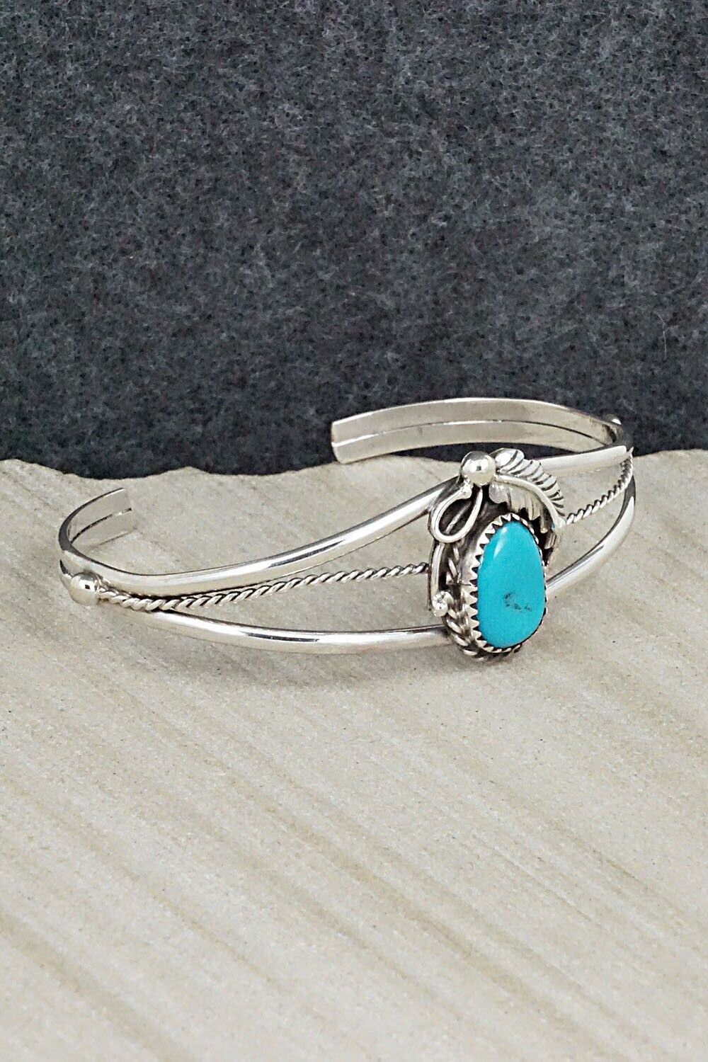 Turquoise & Sterling Silver Bracelet - Alice Rose Saunders
