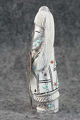 Hunter Zuni Fetish Carving - Claudia Peina