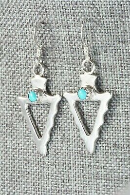 Turquoise & Sterling Silver Earrings - Pauline Nelson