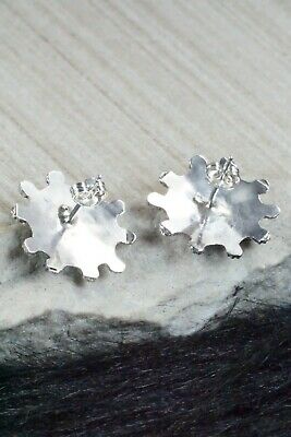 Turquoise & Sterling Silver Earrings - Merlinda Chavez