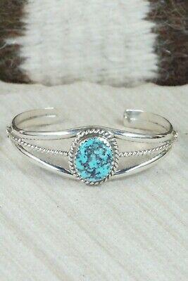 Turquoise & Sterling Silver Bracelet - Lenora Begay - High Lonesome Trading