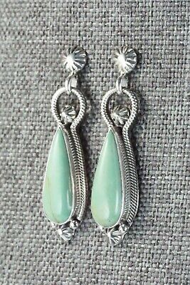 Turquoise & Sterling Silver Earrings - Verley Betone