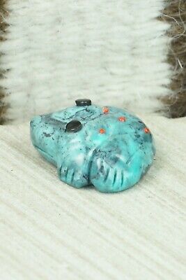 Frog Zuni Fetish Carving - Reynold Lunasee