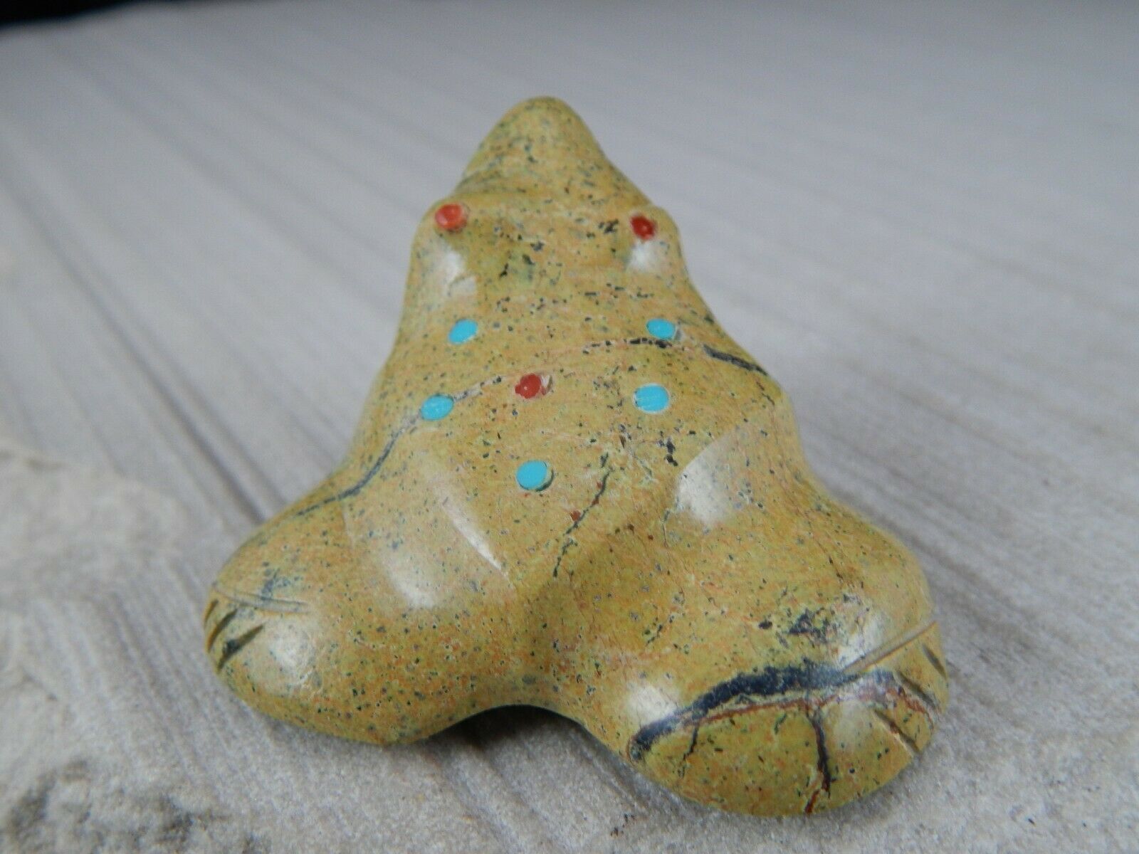 Frog Zuni Fetish Carving - Lena Boone - High Lonesome Trading