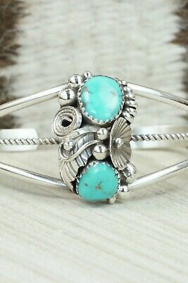 Turquoise & Sterling Silver Bracelet - Michael Calladitto