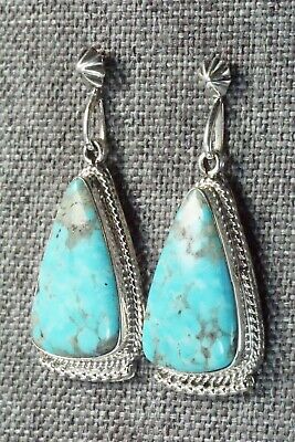Turquoise & Sterling Silver Earrings - Sharon McCarthy