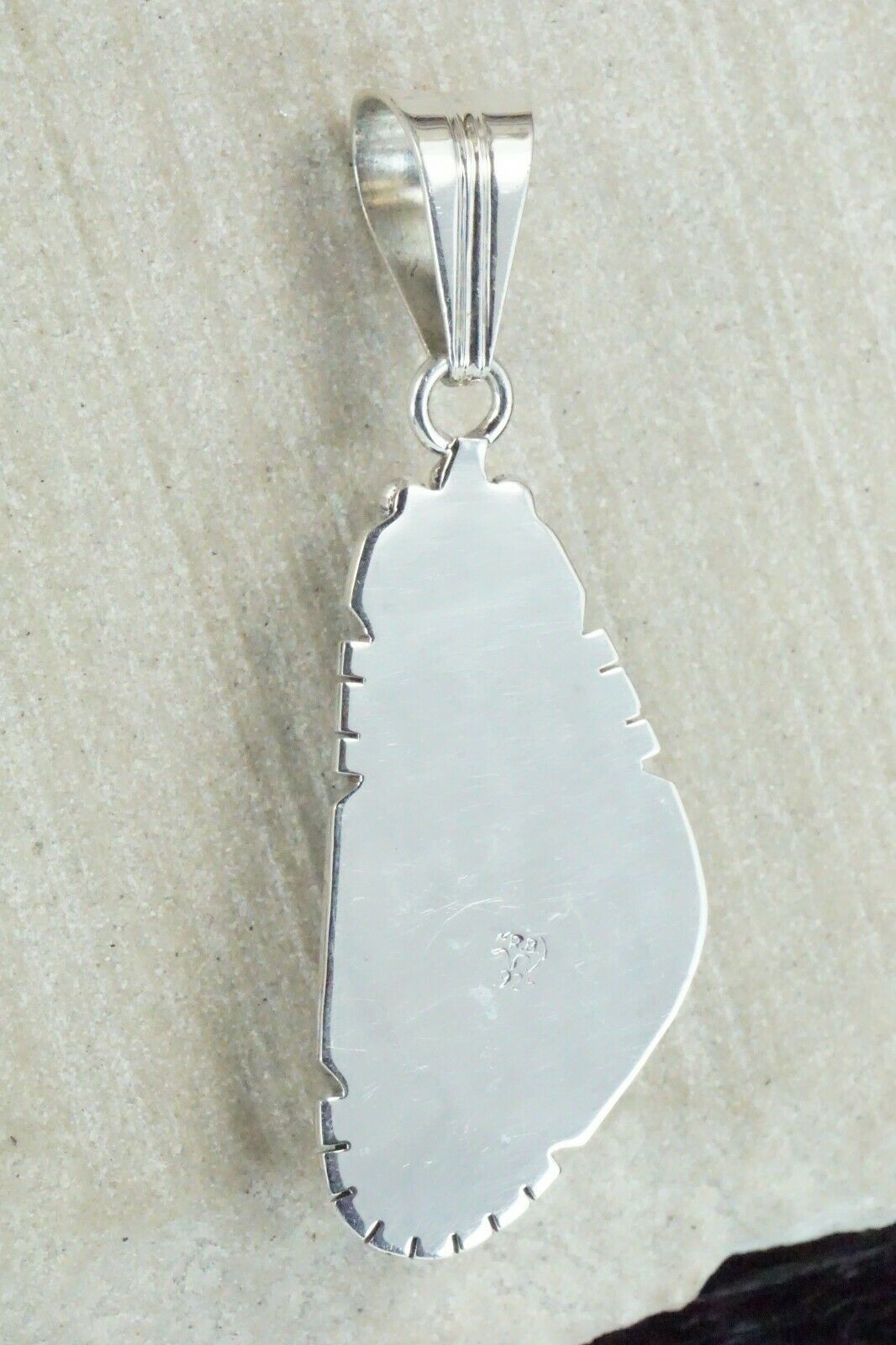 Turquoise & Sterling Silver Pendant - Samuel Yellowhair