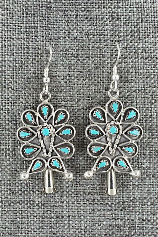 Turquoise & Sterling Silver Earrings - Tricia Leekity