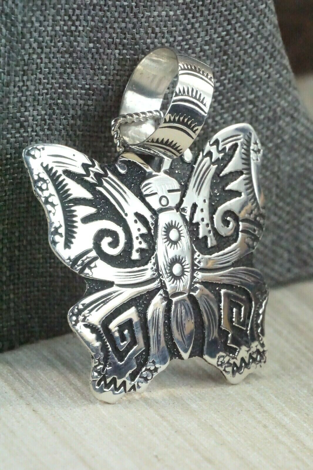 Navajo Sterling Silver Pendant - Richard Singer
