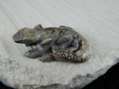 Lizard Zuni Fetish Carving - Leo Pincion - High Lonesome Trading