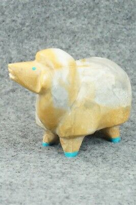 Sheep Zuni Fetish Carving - Enrike Leekya