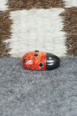 Lady Bug Zuni Fetish Carving - Reynold Lunasee