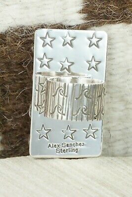 Turquoise & Sterling Silver Ring - Alex Sanchez - Size 4.5