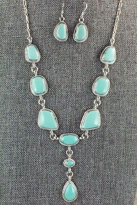 Turquoise & Sterling Silver Jewelry Set - Mark Barney