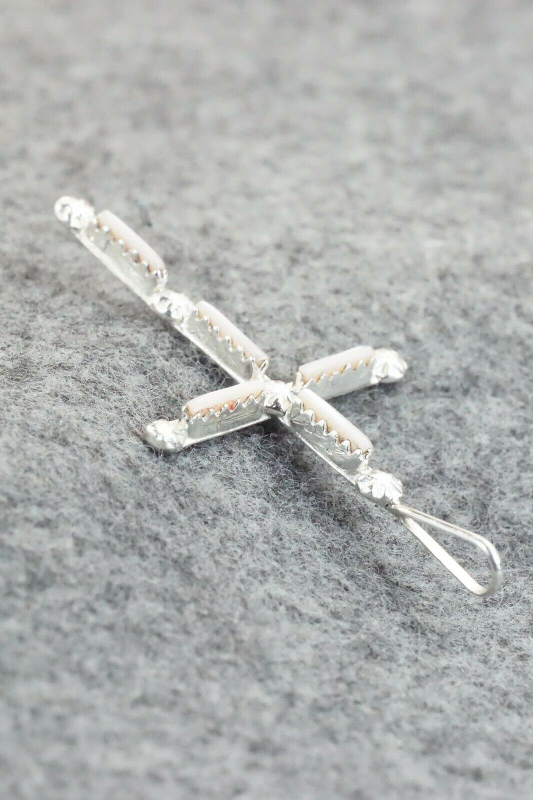 Mother of Pearl & Sterling Silver Pendant - Diana Bellson