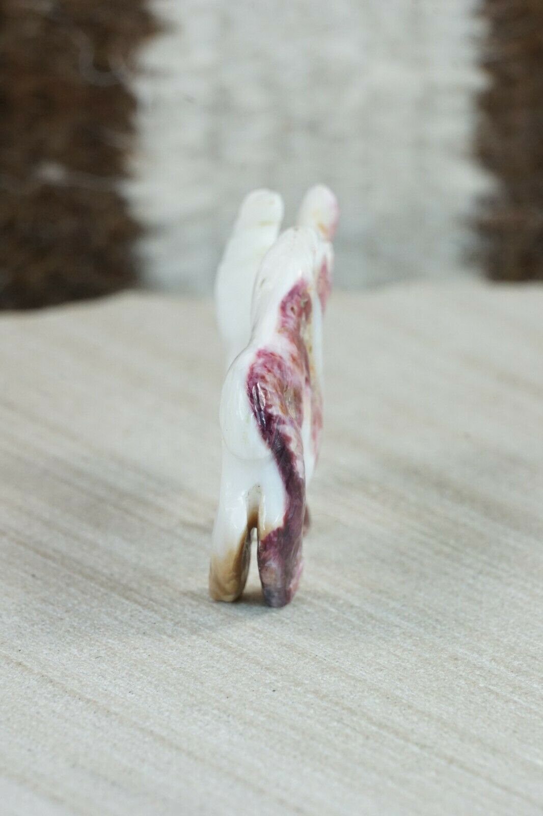 Spiny Oyster Goat Zuni Fetish Carving - Jonas Hastito