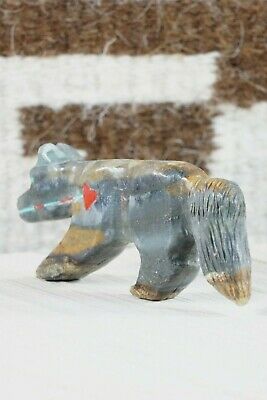 Wolf Zuni Fetish Carving - Kevin Quam - High Lonesome Trading