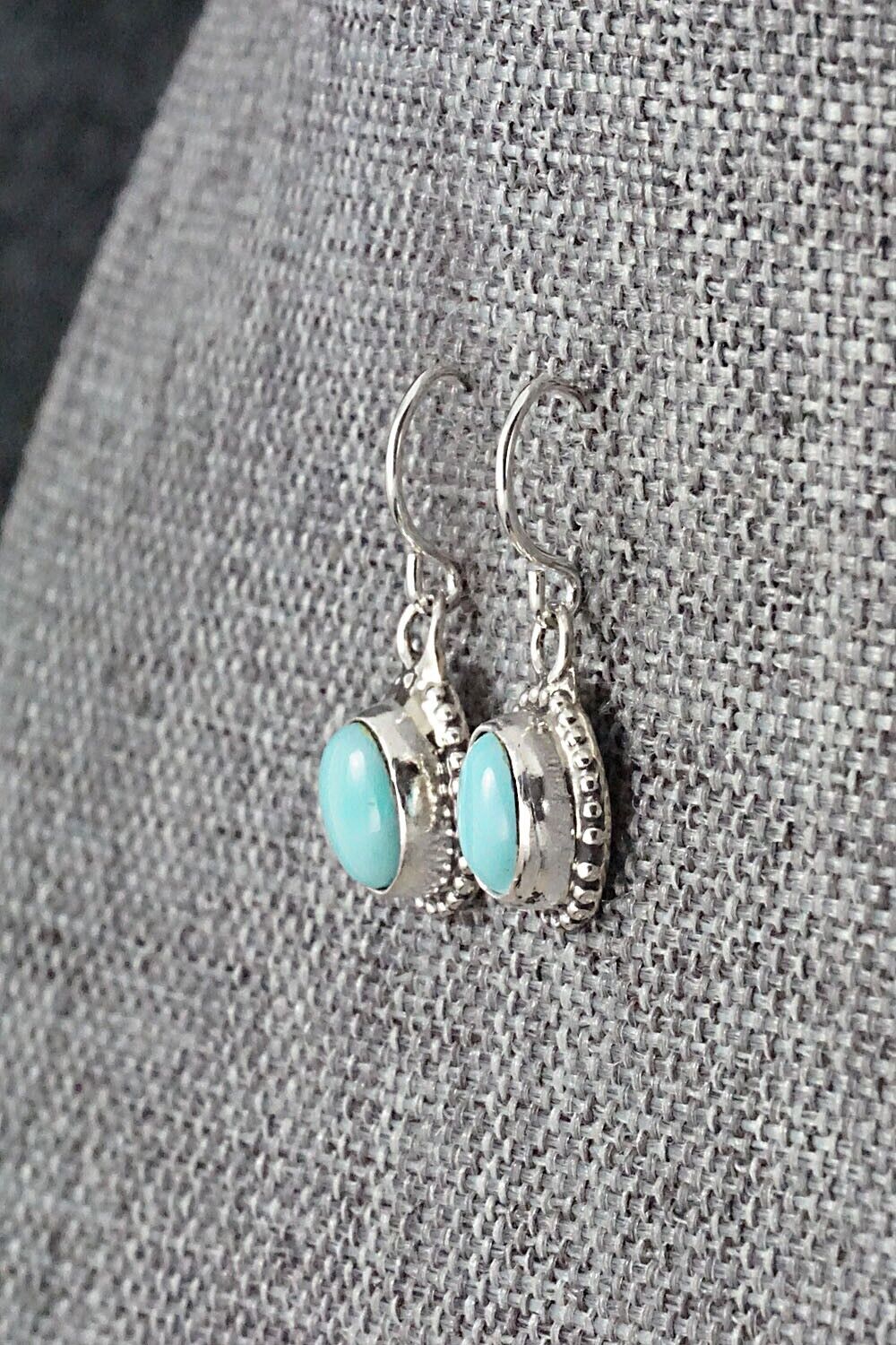 Turquoise & Sterling Silver Earrings - Jan Mariano