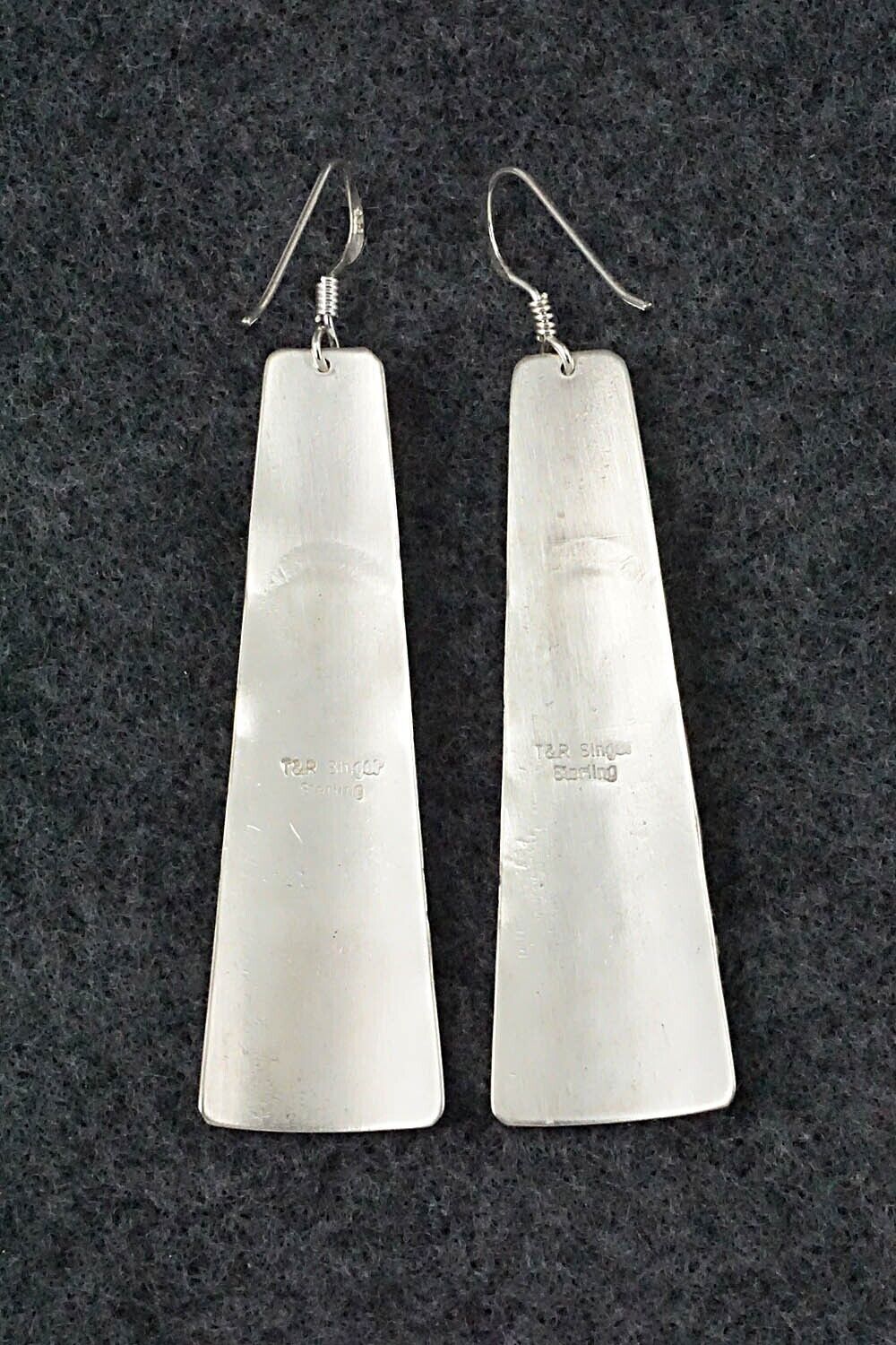 Turquoise & Sterling Silver Earrings - Rosita Singer