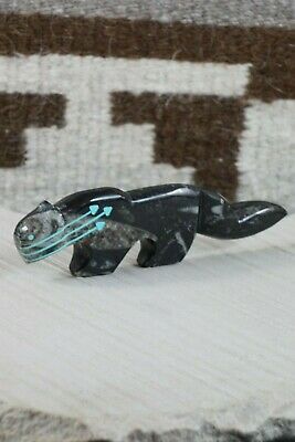 Mountain Lion Zuni Fetish Carving - Kenric Laiwakete - High Lonesome Trading