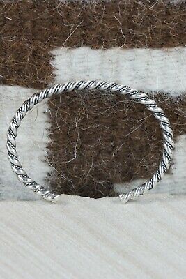 Navajo Sterling Silver Bracelet - Elaine Tahe
