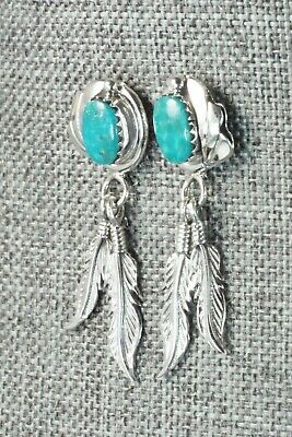 Turquoise & Sterling Silver Earrings - Rita Largo