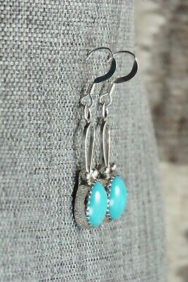 Turquoise & Sterling Silver Earrings - Sadie Jim