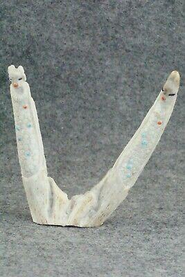 Corn Maiden Zuni Fetish Carving - Derrick Kaamasee - High Lonesome Trading