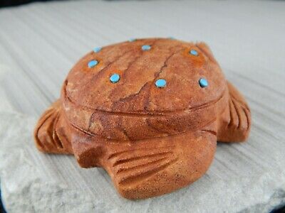 Turtle - Zuni Fetish - Louise Ponchuella - Zuni Turtle Carving - Native American - High Lonesome Trading
