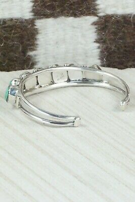 Turquoise and Sterling Silver Bracelet - Pricilla Reeder