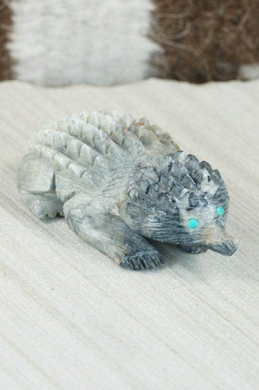 Horned Toad Zuni Fetish Carving - Jonas Hastito