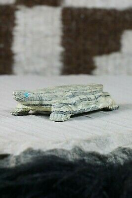 Turtle Zuni Fetish Carving - Herbert Him - High Lonesome Trading