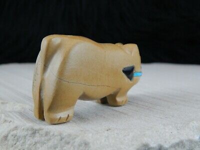 Bear Zuni Fetish Carving- Taylor Gia - High Lonesome Trading