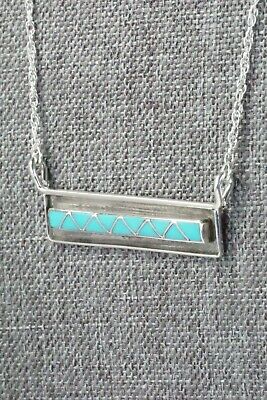 Turquoise & Sterling Silver Necklace - Laurie Kallestewa