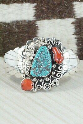 Turquoise & Sterling Silver Bracelet - Shirley Largo - High Lonesome Trading