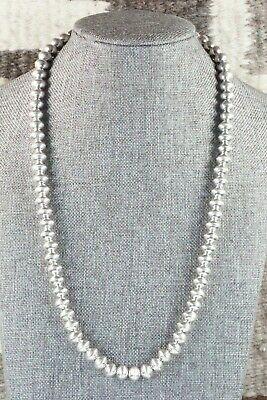 Sterling Silver Navajo Pearl Necklace - Preston Haley - High Lonesome Trading