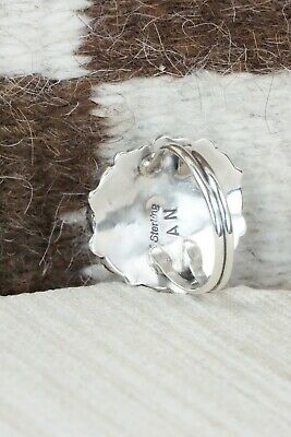 Turquoise & Sterling Silver Ring - Angela Natachu - Size 7