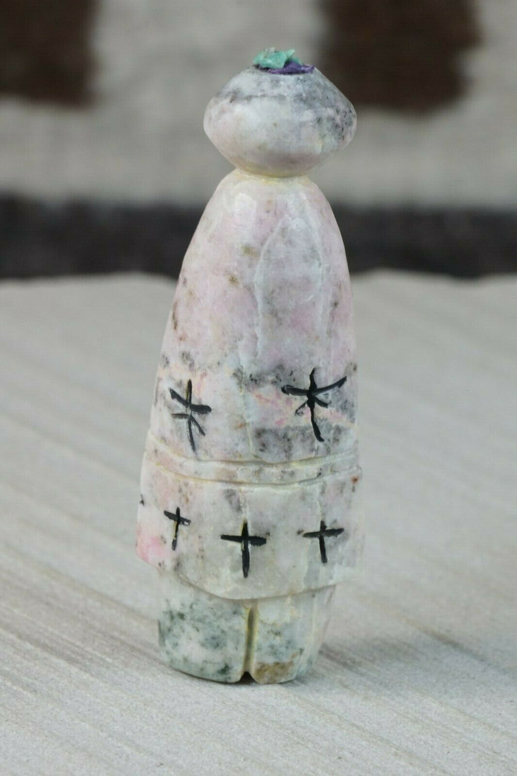 Corn Maiden Zuni Fetish Carving - Sandra Quandelacy - High Lonesome Trading
