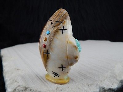 Corn Maiden Zuni Fetish Carving - Stuart Quandelacy - High Lonesome Trading