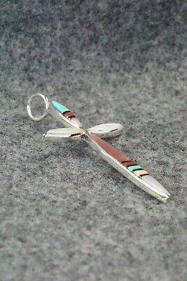 Multi Stone & Sterling Silver Pendant - Lynette Bowannie - High Lonesome Trading