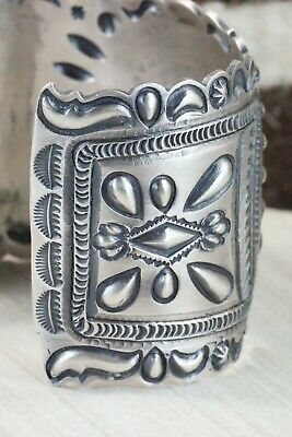 Navajo Sterling Silver Bracelet - Eugene Charley
