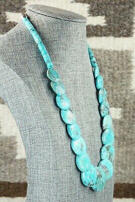 Turquoise & Sterling Silver Necklace - Joe Garcia