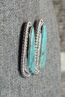 Turquoise & Sterling Silver Earrings - Annissa Martinez
