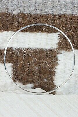 Navajo Sterling Silver Bangle Cuff - Elaine Tahe
