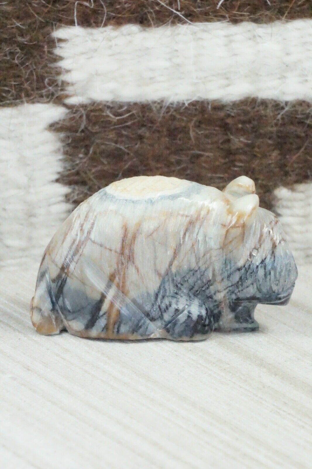 Buffalo Zuni Fetish Carving - Kenny Chavez