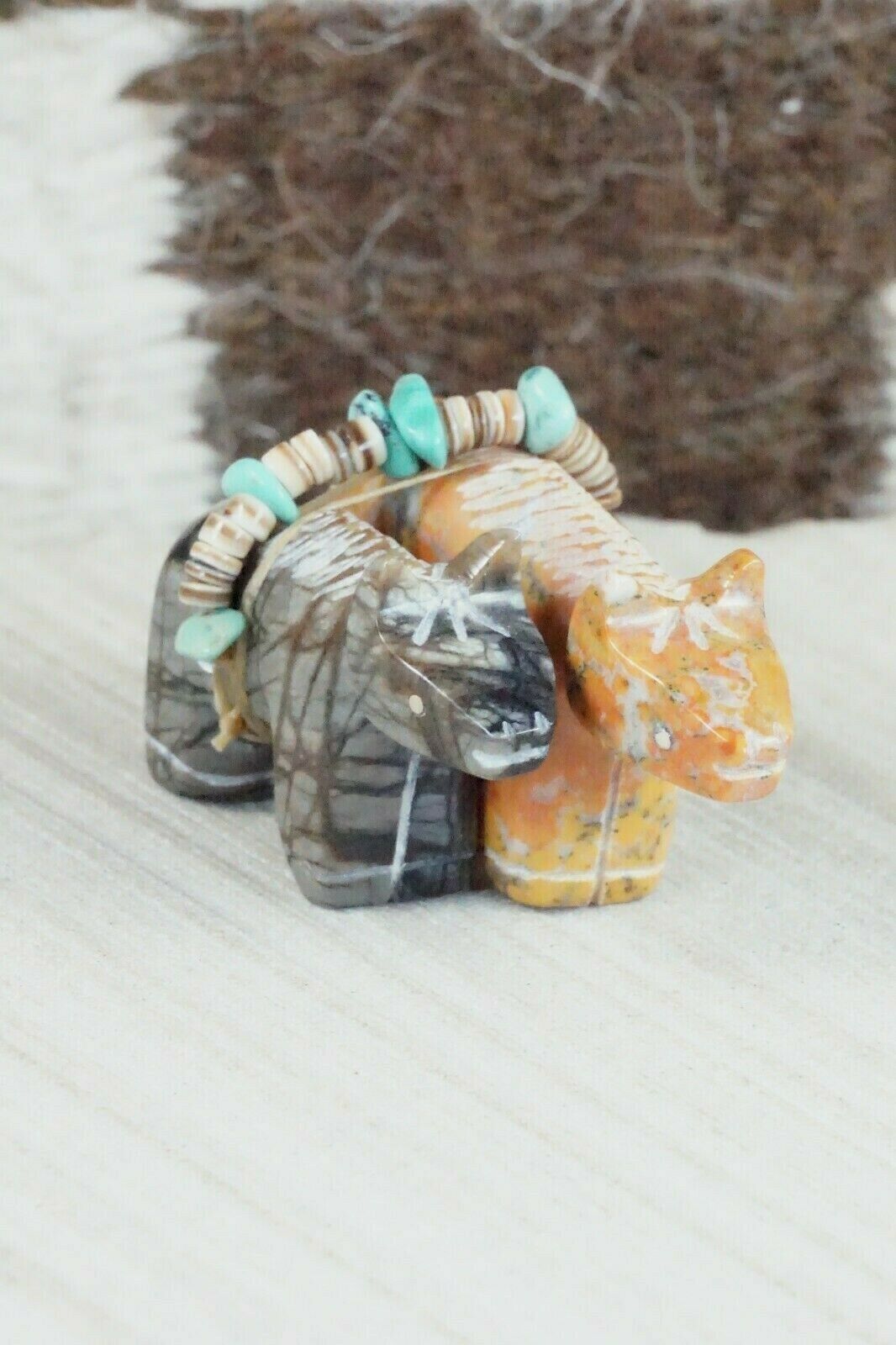 Horse Zuni Fetish Carving - Daisy Natewa - High Lonesome Trading