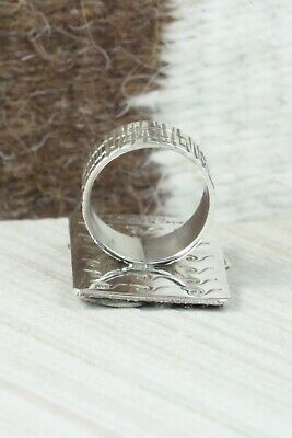 Turquoise & Sterling Silver Ring - Alex Sanchez - Size 5.75
